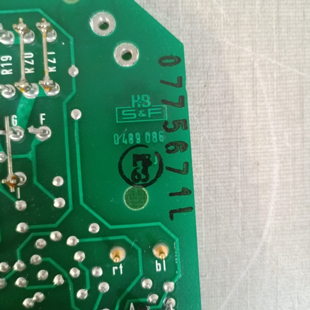H&B H&B-S&F-0489-086-CIRCUIT-BOARD H&B S&F 0489 086 Circuit Board 4