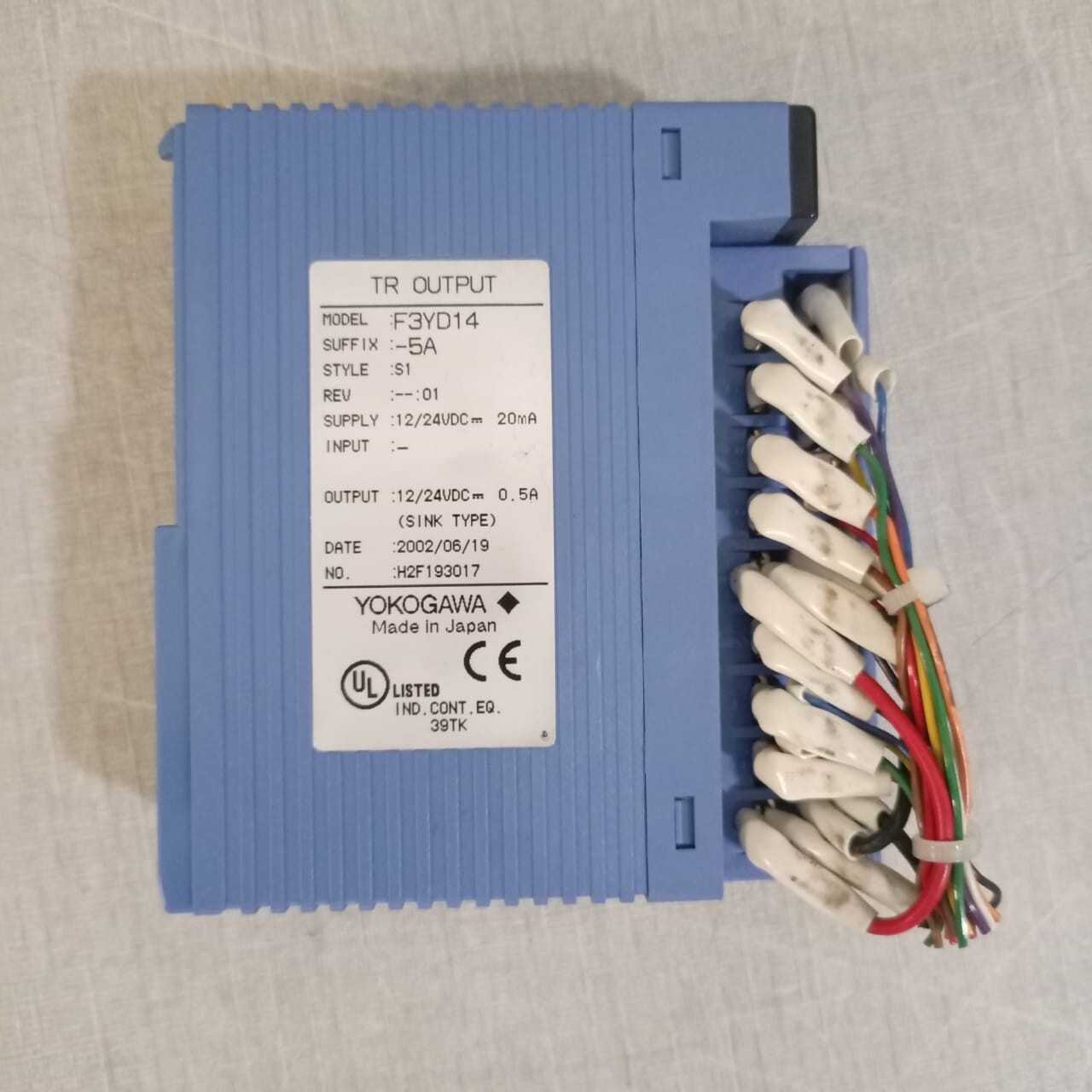 Yokogawa YOKOGAWA F3YD14-5A YOKOGAWA F3YD14 -5A S1 / YD14-5A DC OUT TR output module 2