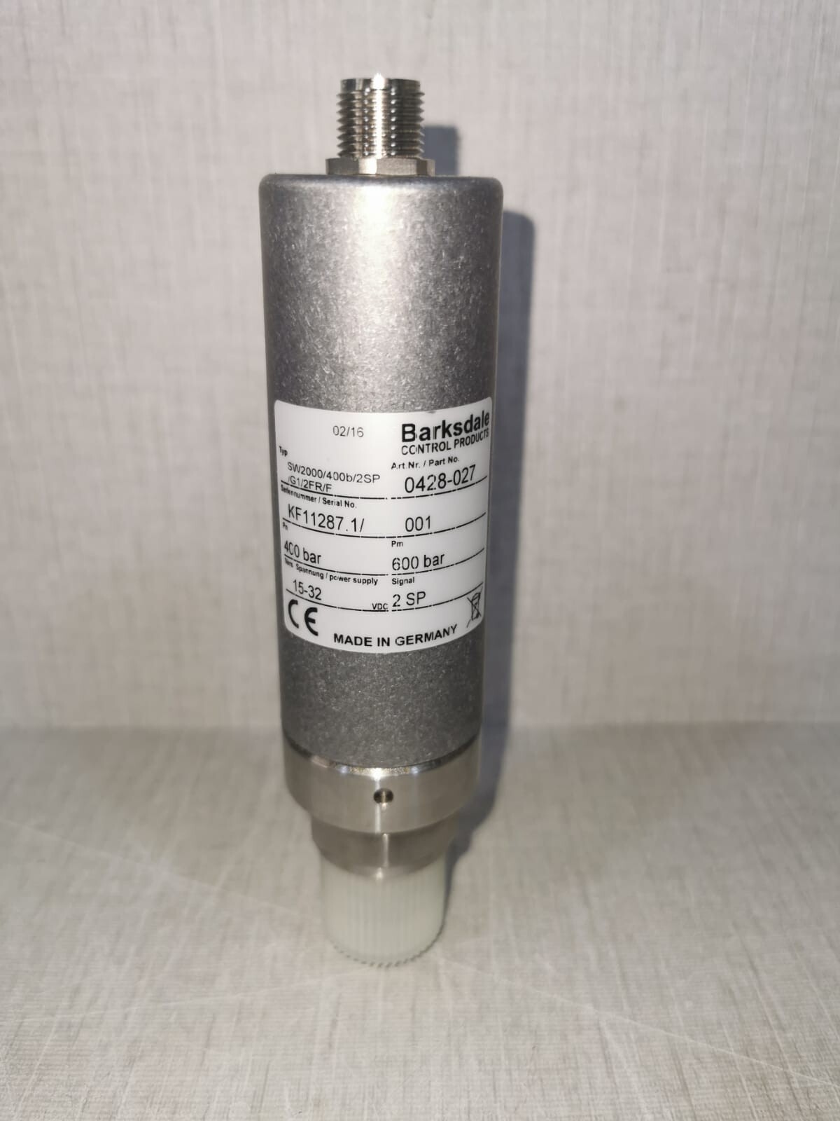 Barksdale SW2000 Barksdale SW2000 Electronic Pressure Switch 3
