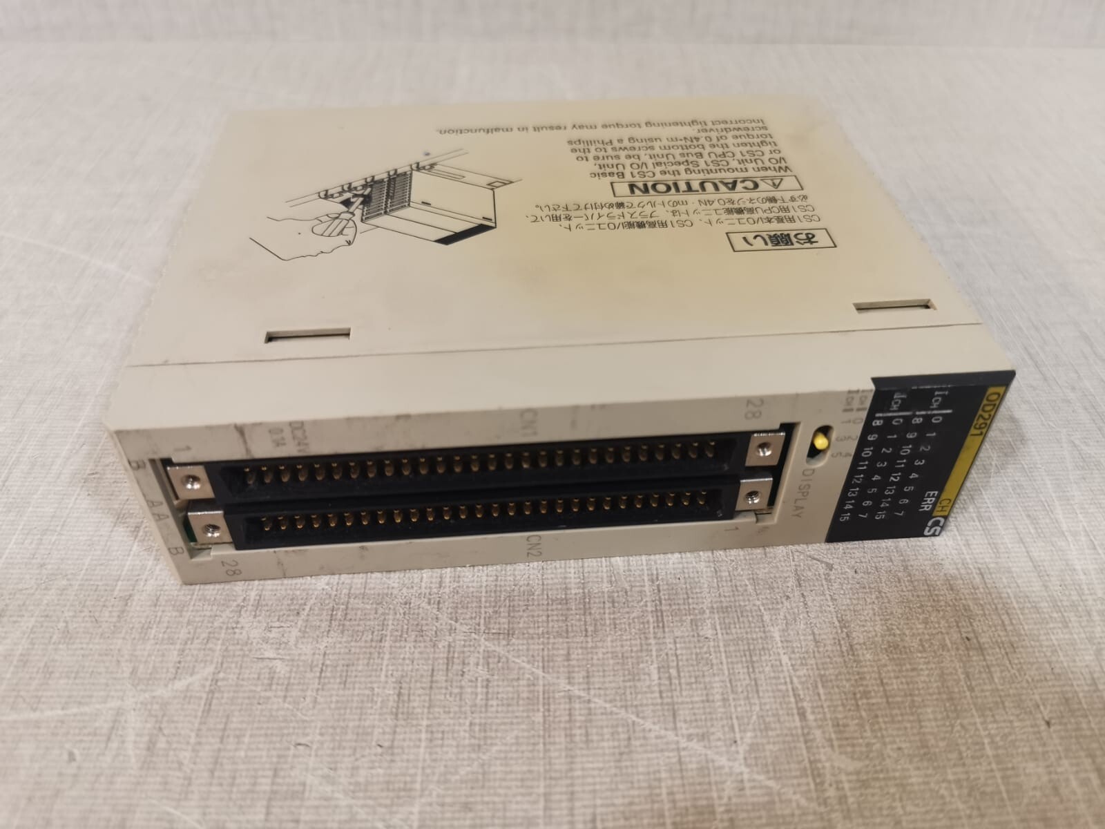 Omron CS1W-OD291 Omron CS1W-OD291 Output Unit 24VDC 6