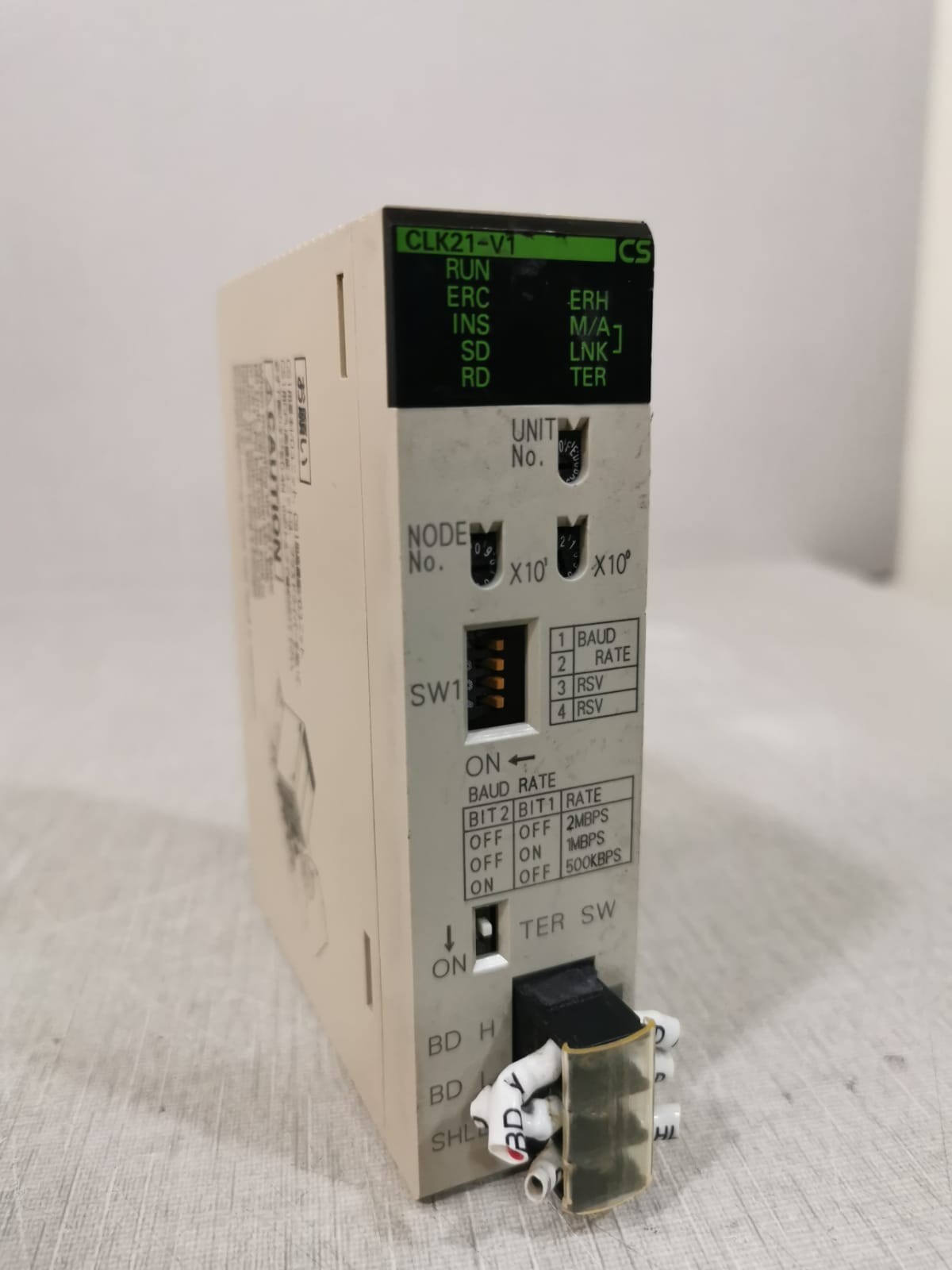 Omron CS1W-CLK21-V1 Omron CS1W-CLK21-V1 VER.1.2 Controller Link Unit 3