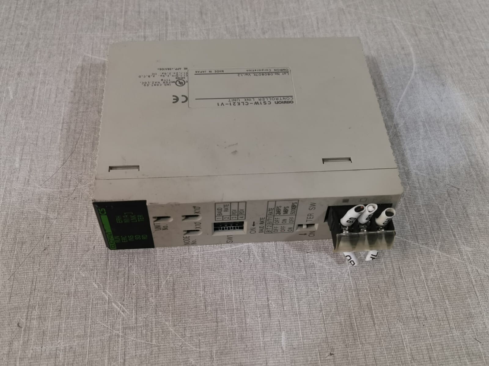 Omron CS1W-CLK21-V1 Omron CS1W-CLK21-V1 VER.1.2 Controller Link Unit 5