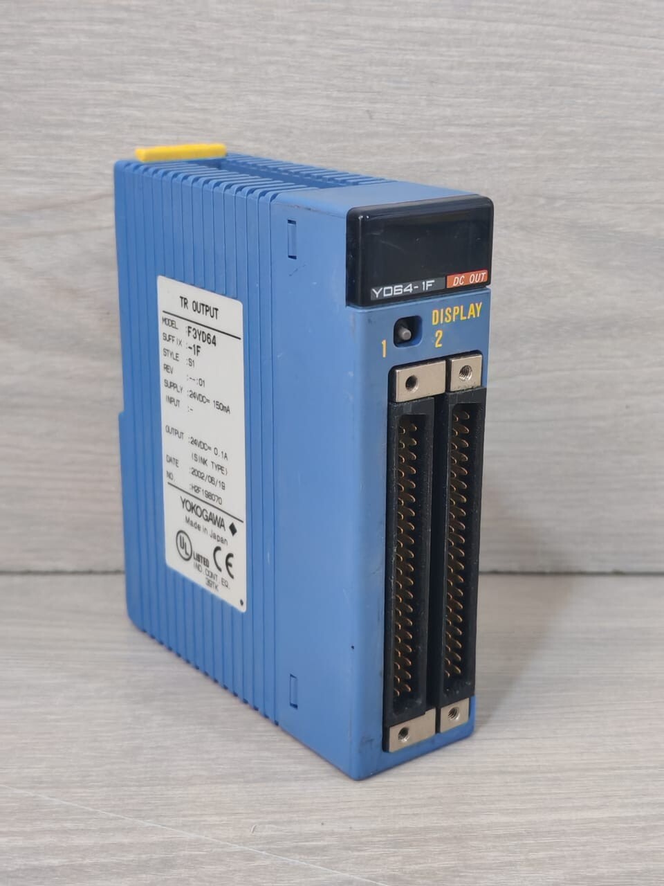 Yokogawa F3YD64-1F Yokogawa F3YD64-1F S1 PLC Module 24VDC 3