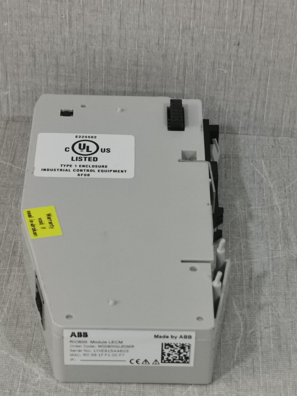 ABB RIO600 ABB RIO600 / LECM Power Supply Module MOD600GLECMIR 3