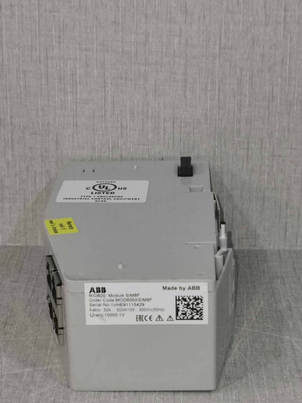 ABB MOD600ASIM8F SIM8F ABB MOD600ASIM8F | 50A-500A/100-300mV(50Hz) | 10000:1V | FW:A/1.3.3/D 3