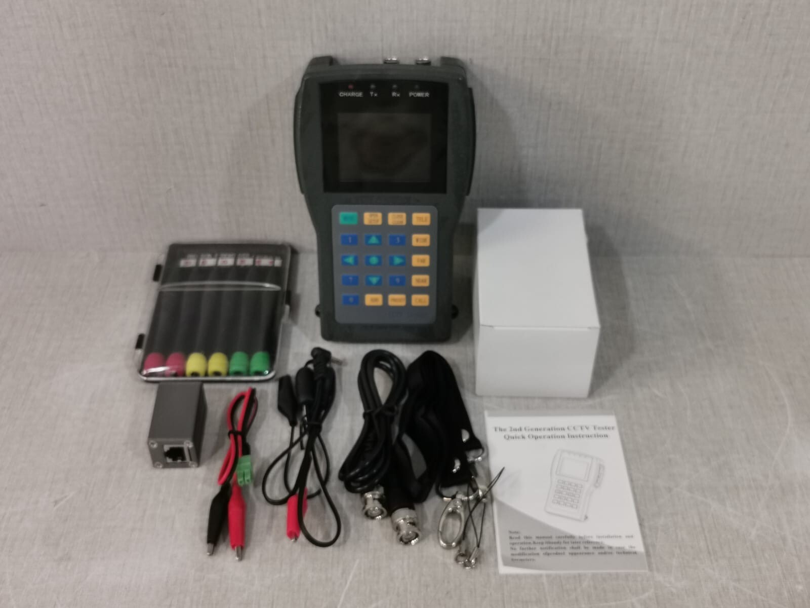 GE MULTI-FUNCTIONAL Multi-Functional CCTV TESTER 2.5' LTPS LCD Display ( Need Change Battery) 2