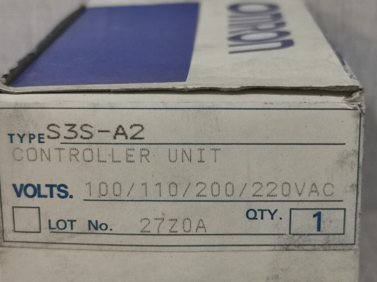 Omron A10/B10 OMRON S3S-A2 /B2 -S3S-A10/B10 CONTROLLER 3