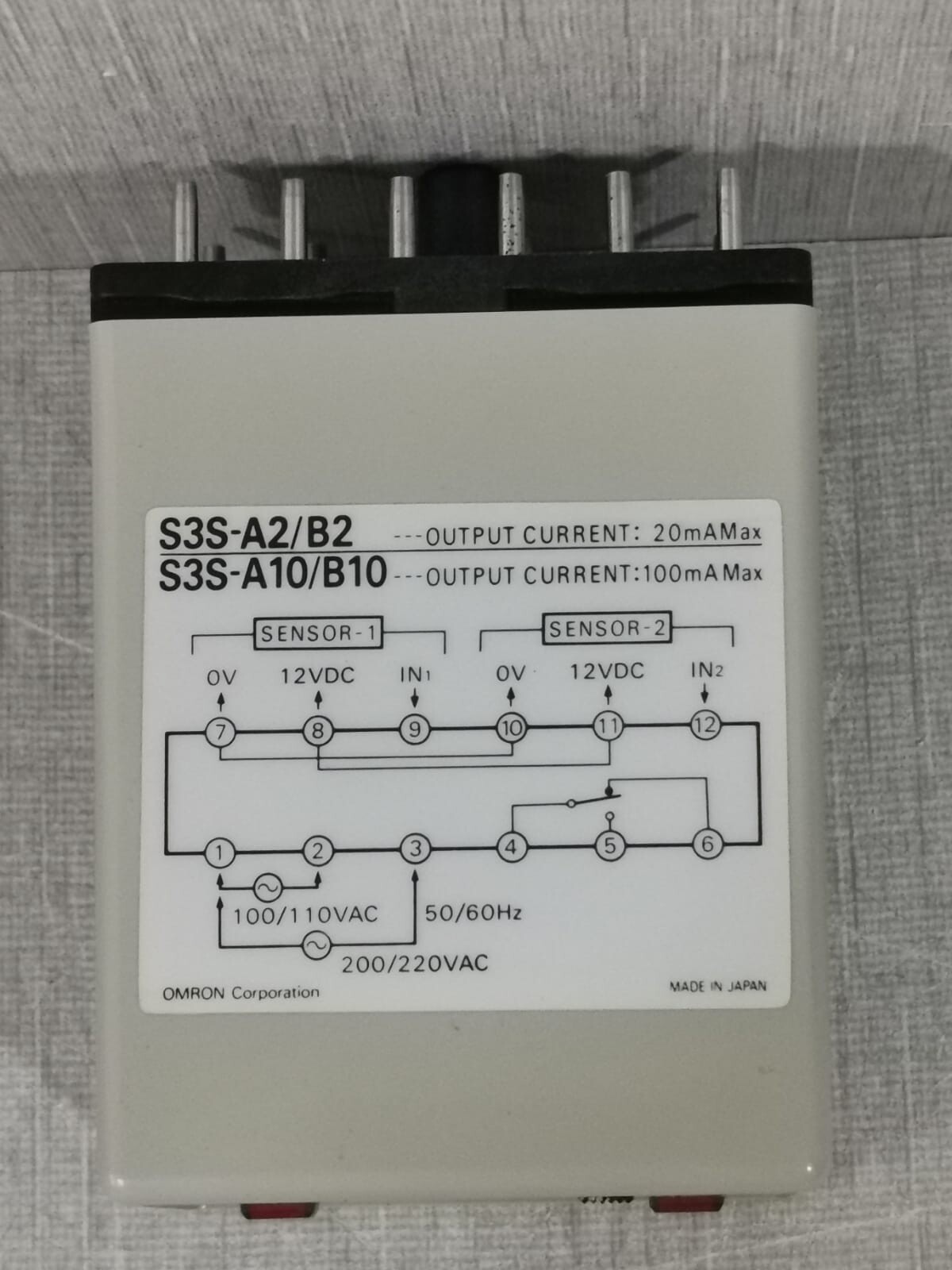 Omron A10/B10 OMRON S3S-A2 /B2 -S3S-A10/B10 CONTROLLER 8