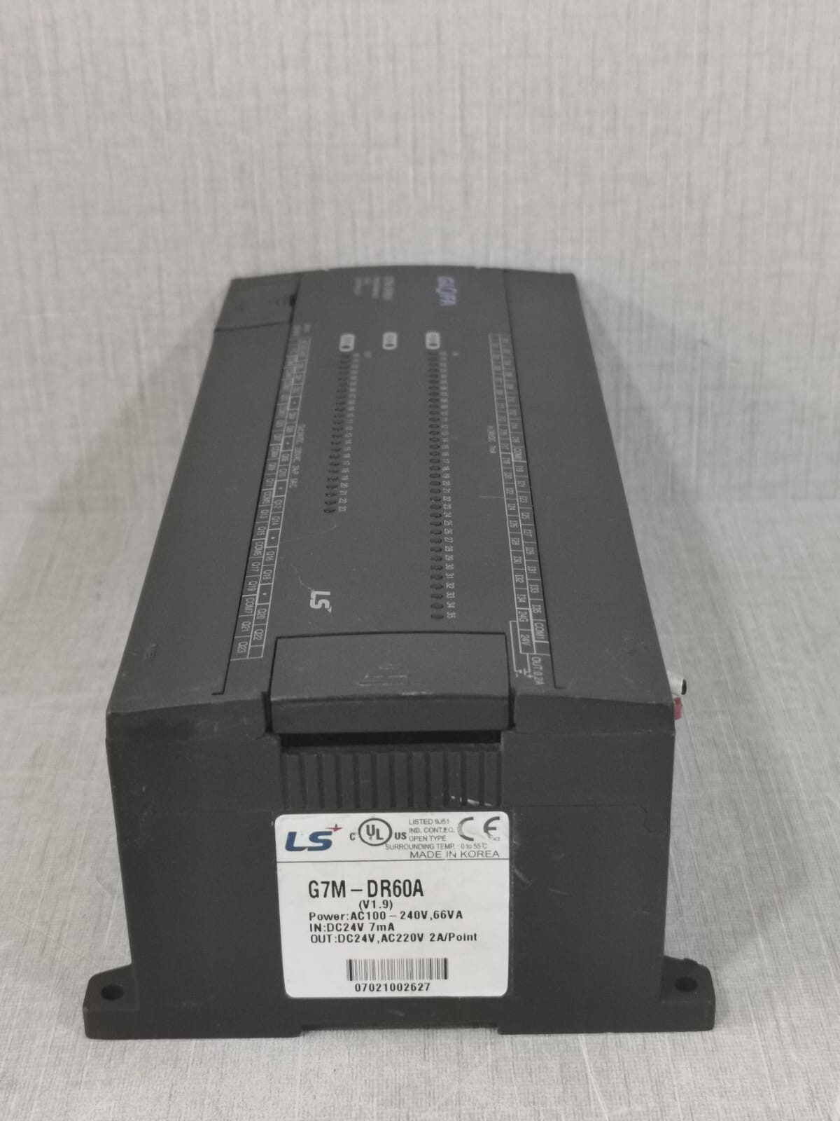 UNKNOWN DR60A GLOFA G7M-DR60A V1.9 PROGRAMMABLE LOGIC CONTROLLER 7