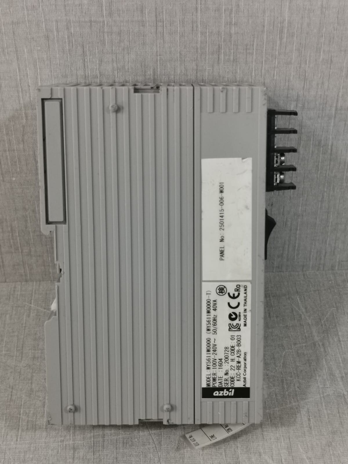 AZBIL WY5611/WY5611W0000-T AZBIL INFILEX BC WY5611/WY5611W0000-T MULTIPURPOSE CONTROLLER TRANSDUCER METER 5