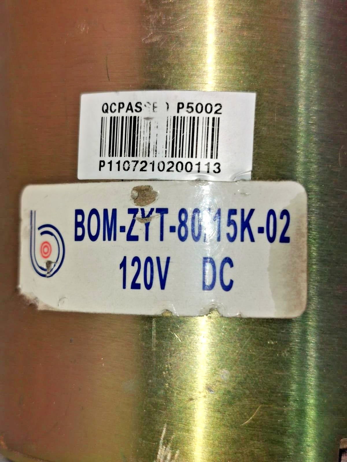 STANLEY BOM-ZYT-80/15K-02 STANLEY BOM-ZYT-80/15K-02 120 DC Duraglide Automatic Door Gearmotor-WIRE CUT 2