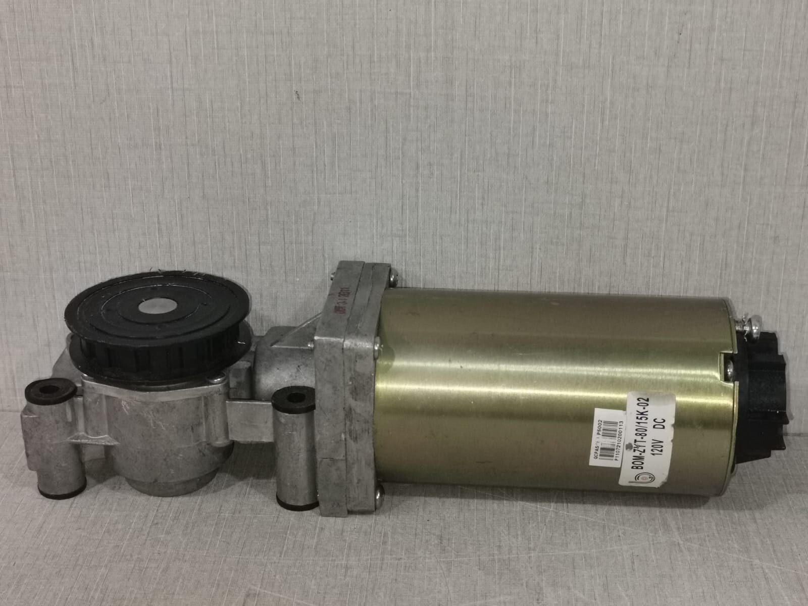 STANLEY BOM-ZYT-80/15K-02 STANLEY BOM-ZYT-80/15K-02 120 DC Duraglide Automatic Door Gearmotor-WIRE CUT 7