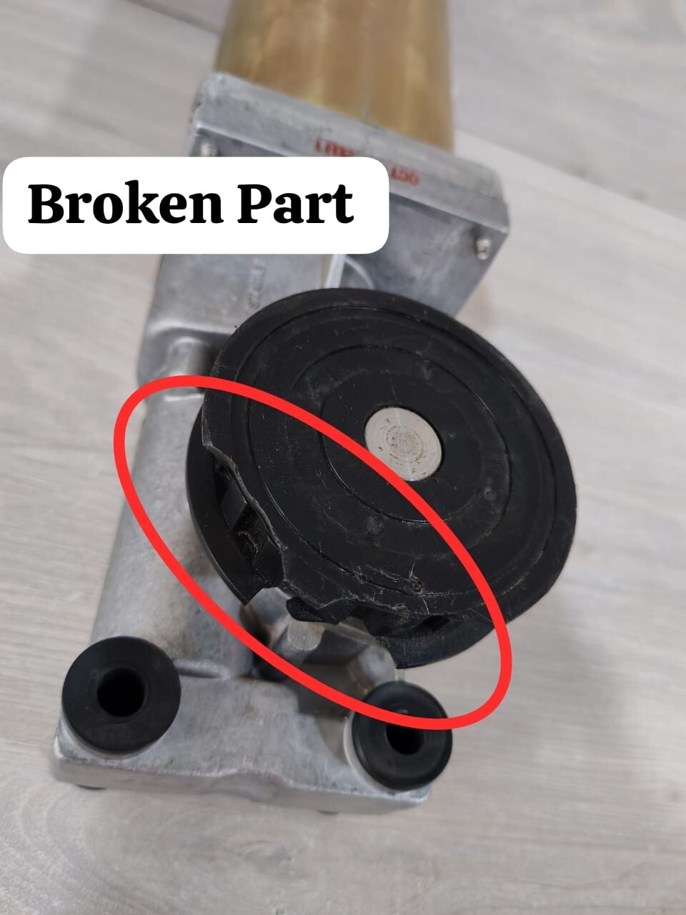 STANLEY BOM-ZYT-80/15K-02 STANLEY BOM-ZYT-80/15K-02 120DC Duraglide Automatic Door Gearmotor - BROKEN PART 9