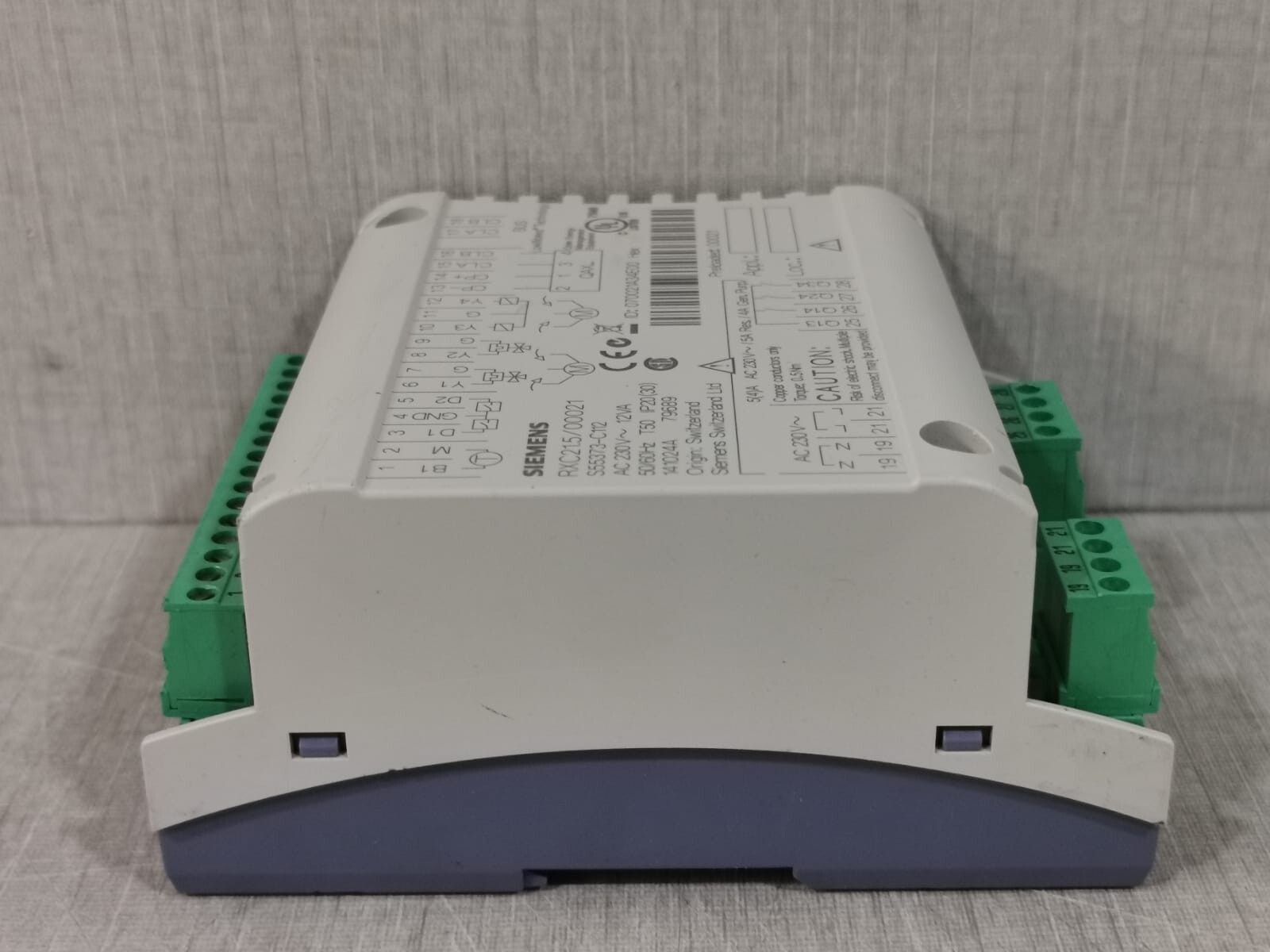 Siemens RXC21.5/00021-AC SIEMENS RXC21.5/00021-AC 230V-12VA PANEL CONTROLLER 6