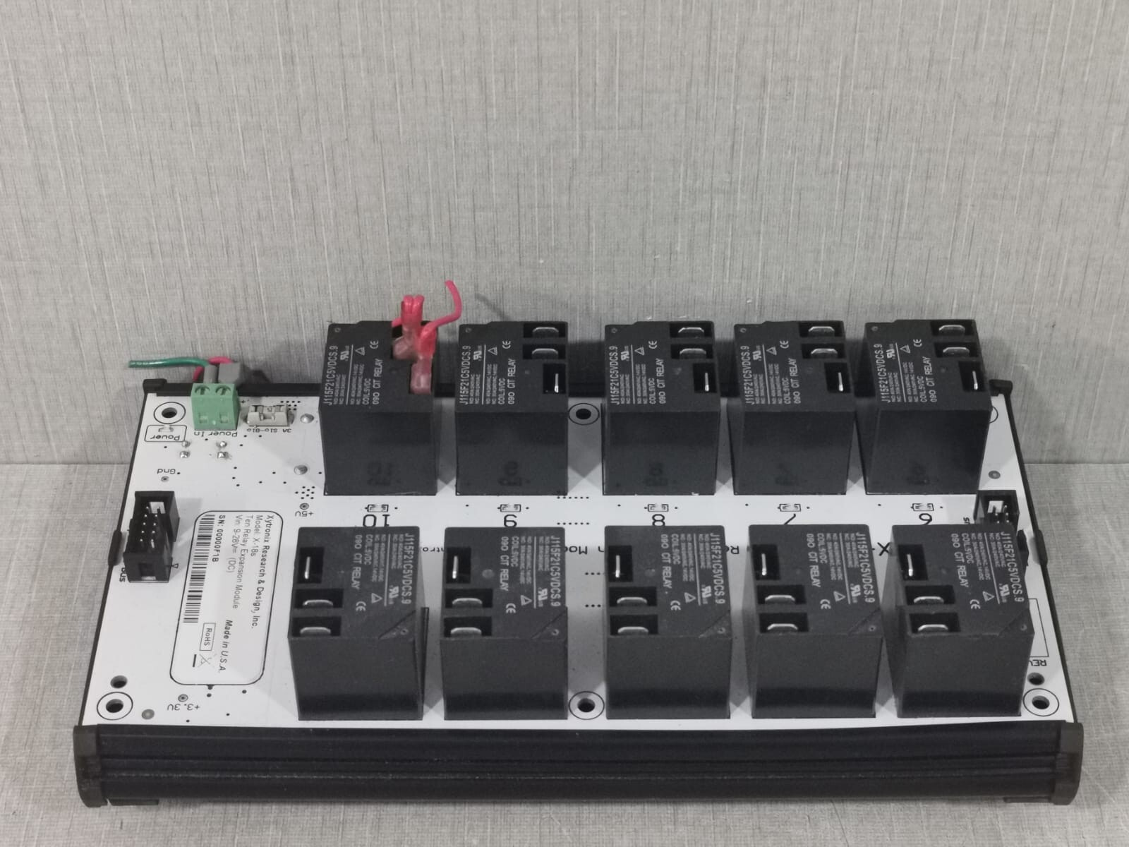 CONTROL BY WEB X-18S CONTROL BY WEB X-18s TEN RELAY EXPANSION MODULE 4