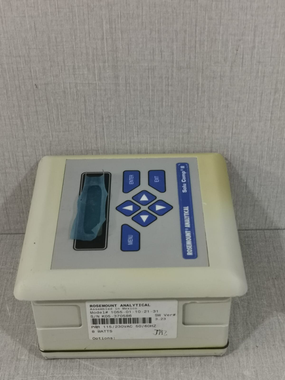 Rosemount II-1055 ROSEMOUNT ANALYTICAL SOLU CAMP II 1055-01-21-31 V.3.23 3