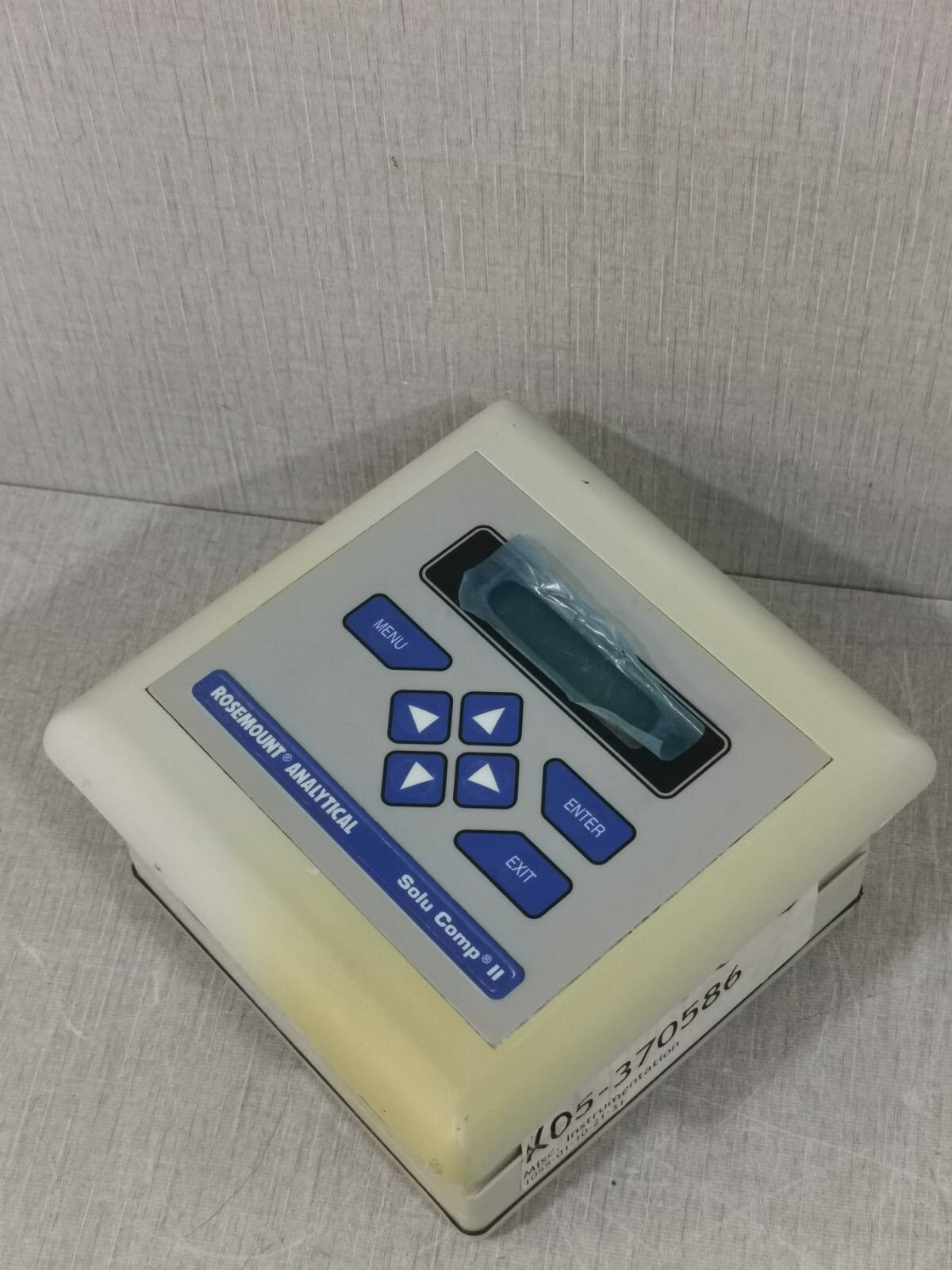 Rosemount II-1055 ROSEMOUNT ANALYTICAL SOLU CAMP II 1055-01-21-31 V.3.23 10