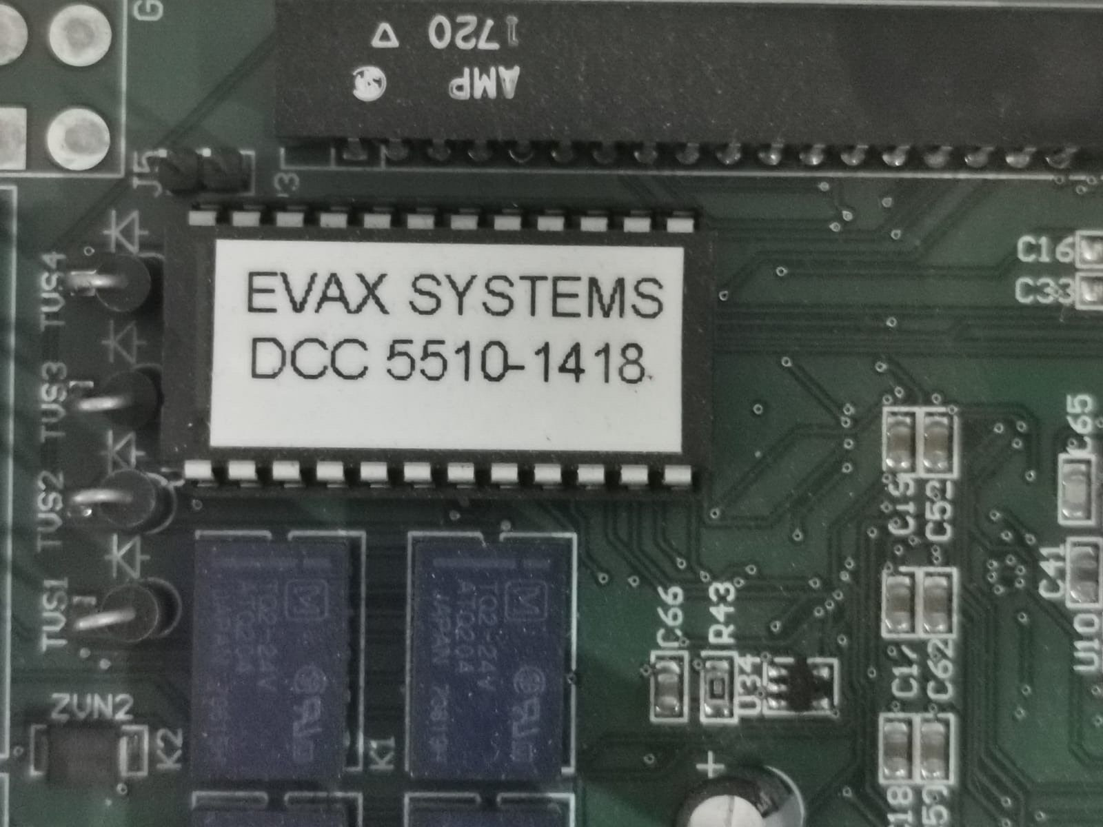 EVAX Systems DDC-5510 EVAX Systems DDC 5510-1418 PCB Mother Board 2
