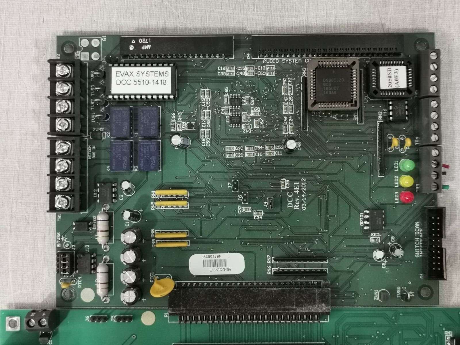 EVAX Systems DDC-5510 EVAX Systems DDC 5510-1418 PCB Mother Board 4
