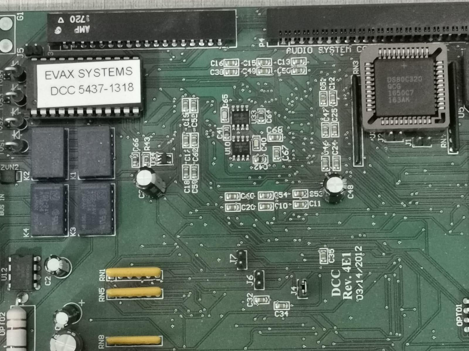 EVAX Systems DCC-5437 EVAX Systems DCC 5437-1318 PCB Mother Board 2