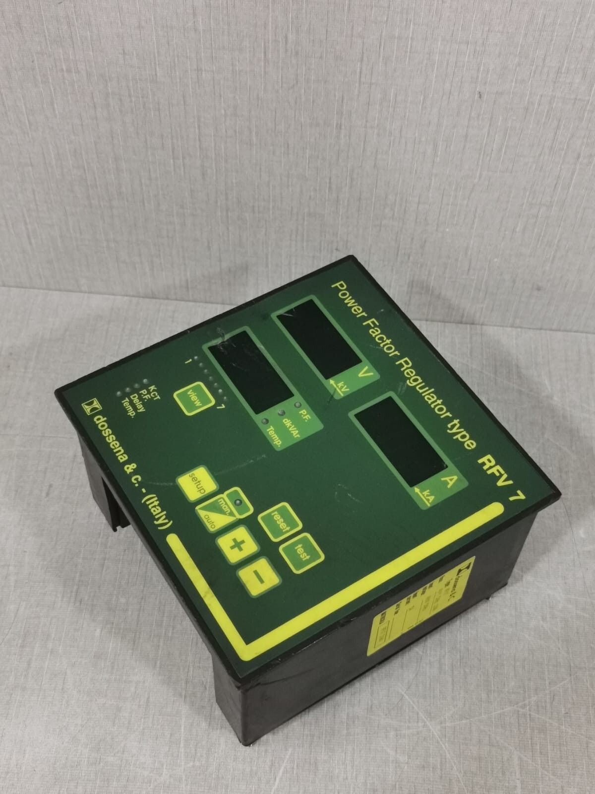 DOSSENA & C DOSSENA DOSSENA & C. RFV7 POWER FACTOR REGULAR TYPE RFV7 /2060 8