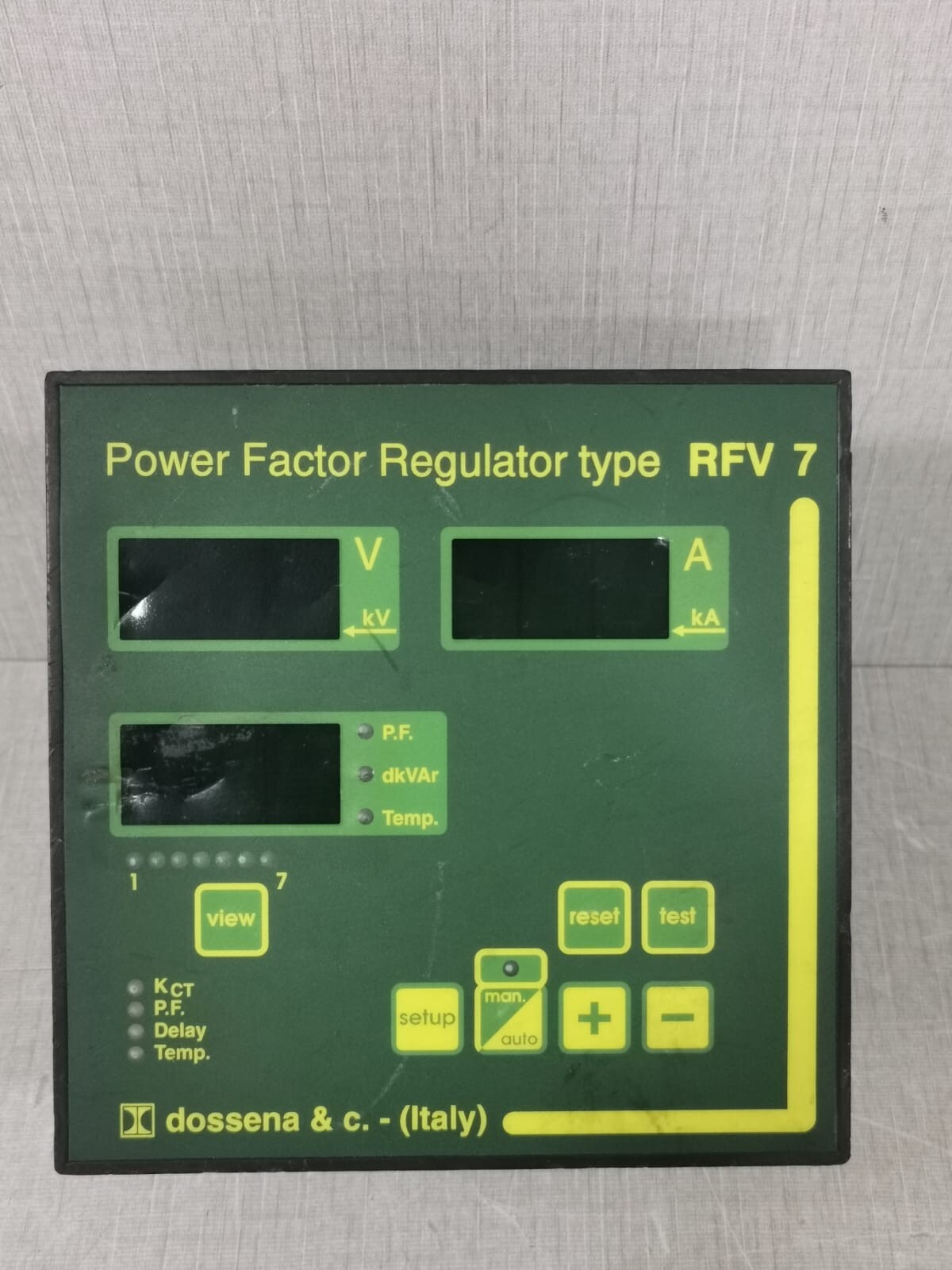 DOSSENA & C. RFV7 POWER FACTOR REGULAR TYPE RFV7 /2060