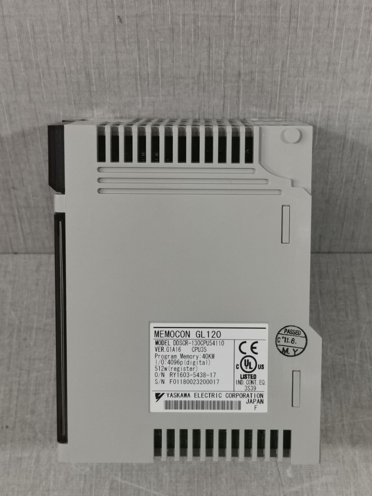 Yaskawa DDSCR-130CPU54110 Yaskawa DDSCR-130CPU54110 Memocon GL120 Memory Module 8