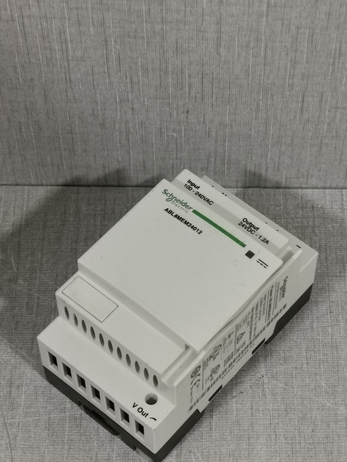 Schneider Electric ABL8MEM24012 SCHNEIDER ABL8MEM24012 Regulated Switch Power Supply 100-240VAC 8