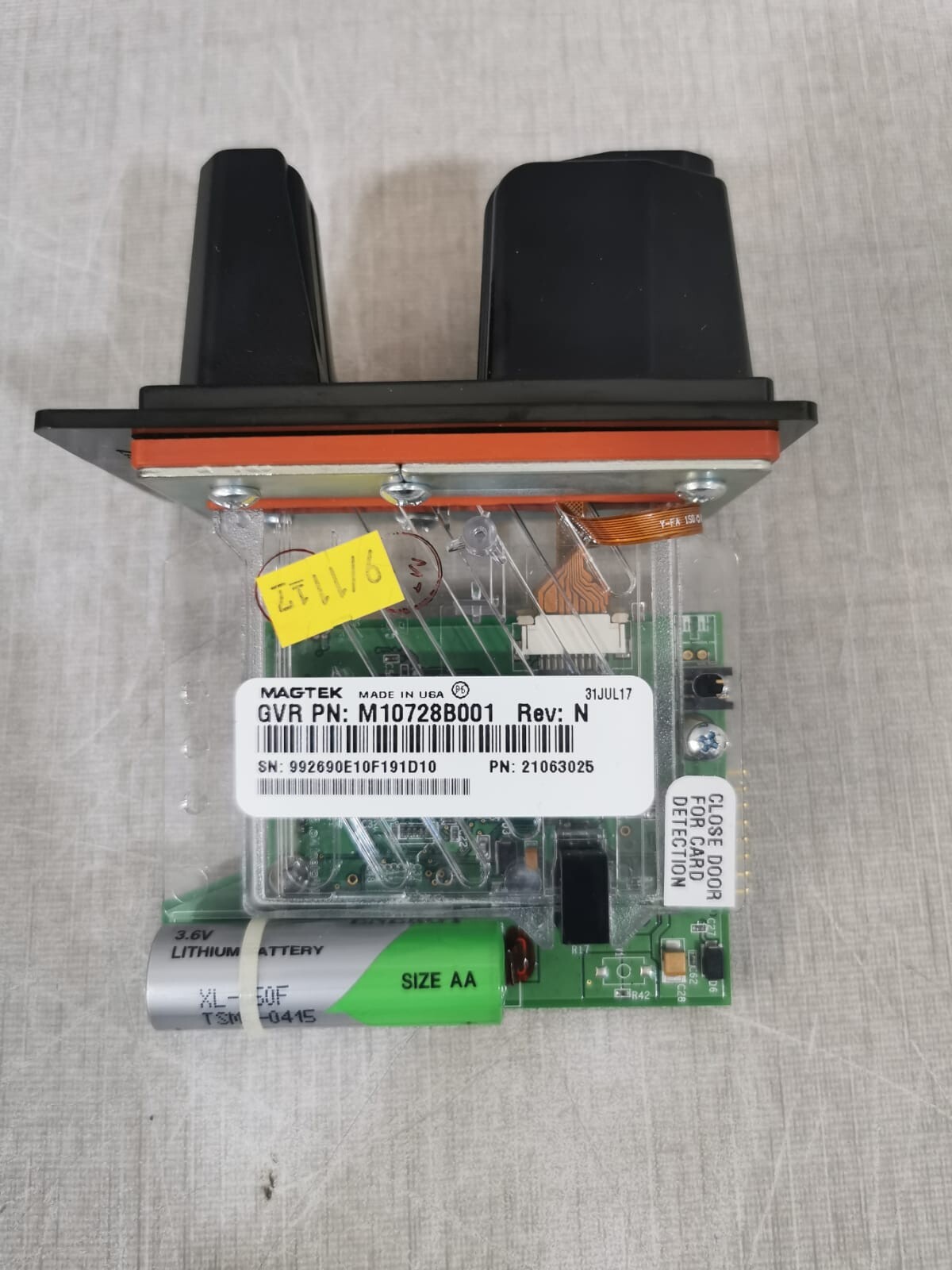 Gilbarco M10728B001 Rev. N Magtek 21063025 Secure Card Reader Kit 2