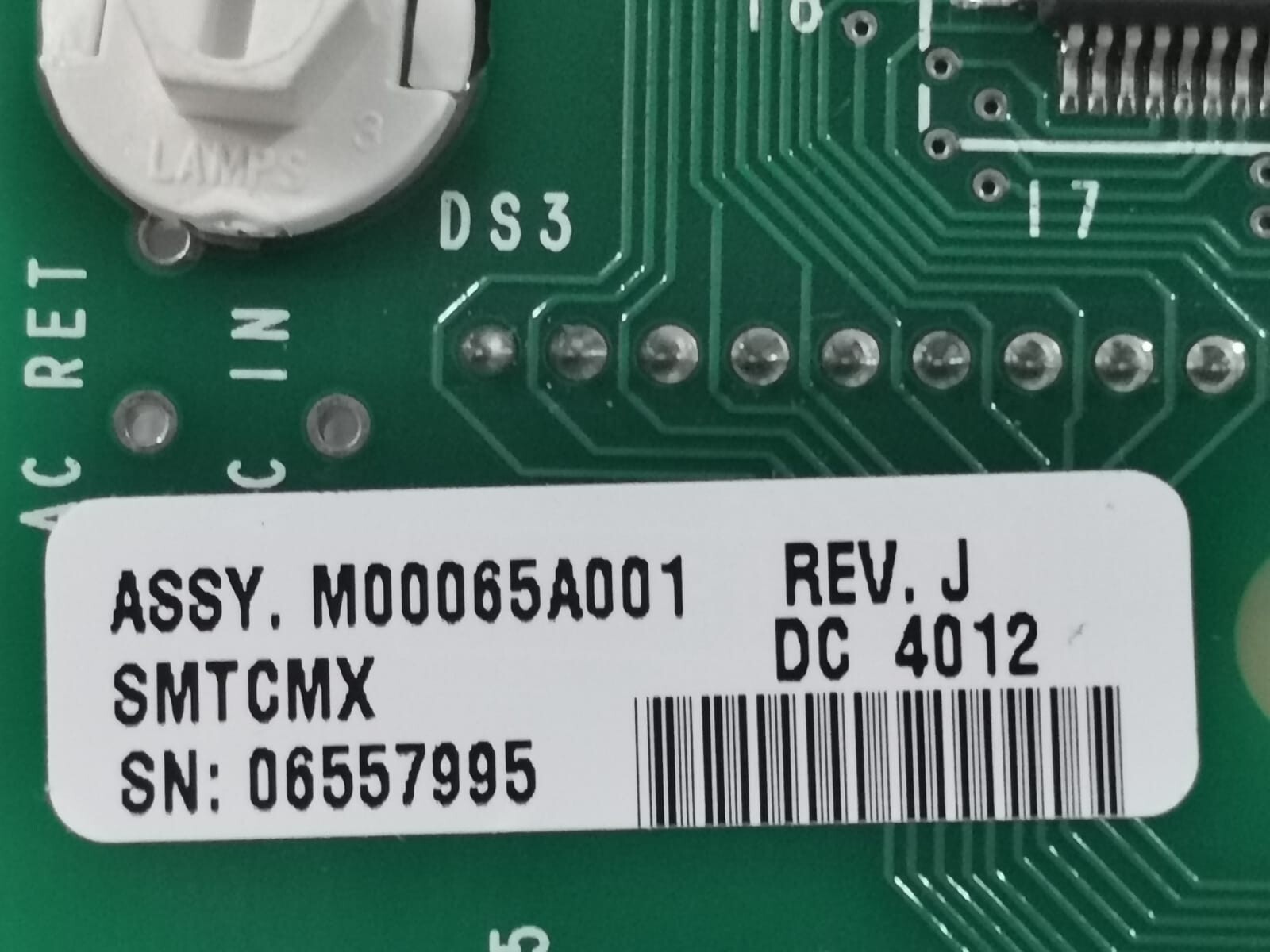 Gilbarco M00065A001 GILBARCO M00065A001 REV.J SINGLE PPU BOARD 7