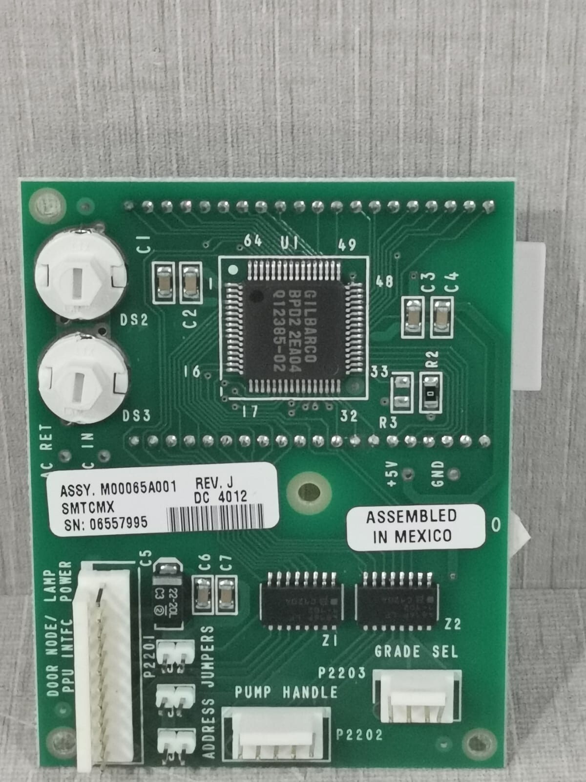 Gilbarco M00065A001 GILBARCO M00065A001 REV.J SINGLE PPU BOARD 8