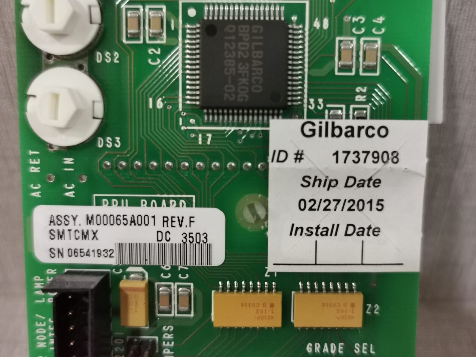 Gilbarco M02652A002R REV.G GILBARCO M02652A002R REV.G/ M00065A001 REV.F 4