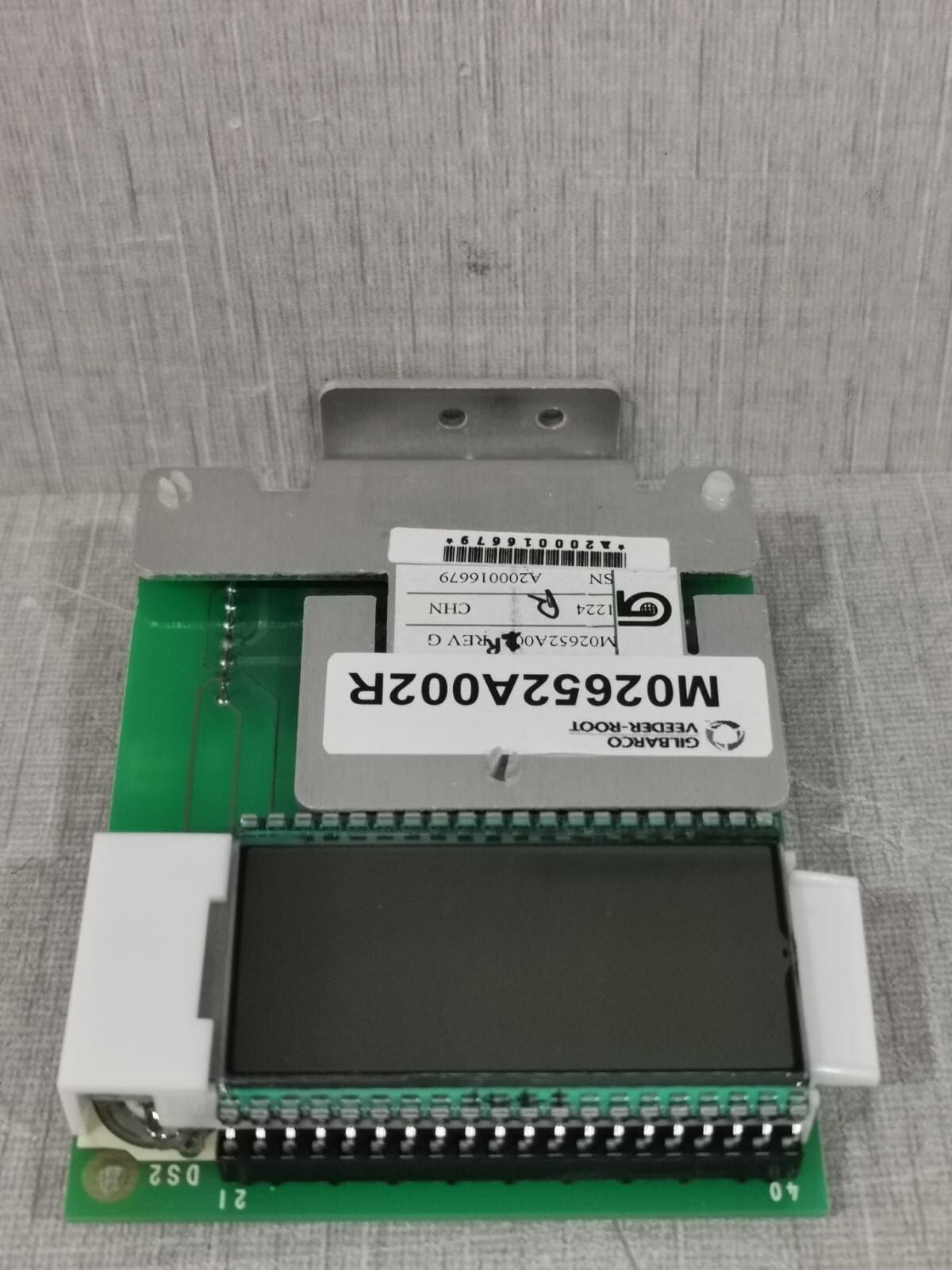 Gilbarco M02652A002R REV.G GILBARCO M02652A002R REV.G/ M00065A001 REV.F 6