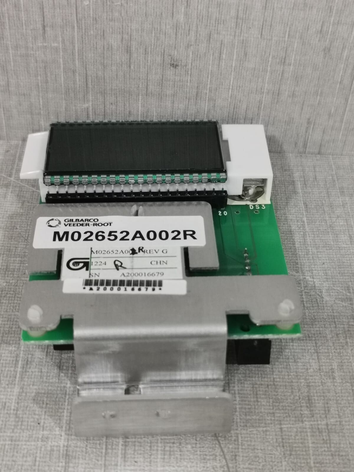 Gilbarco M02652A002R REV.G GILBARCO M02652A002R REV.G/ M00065A001 REV.F 7