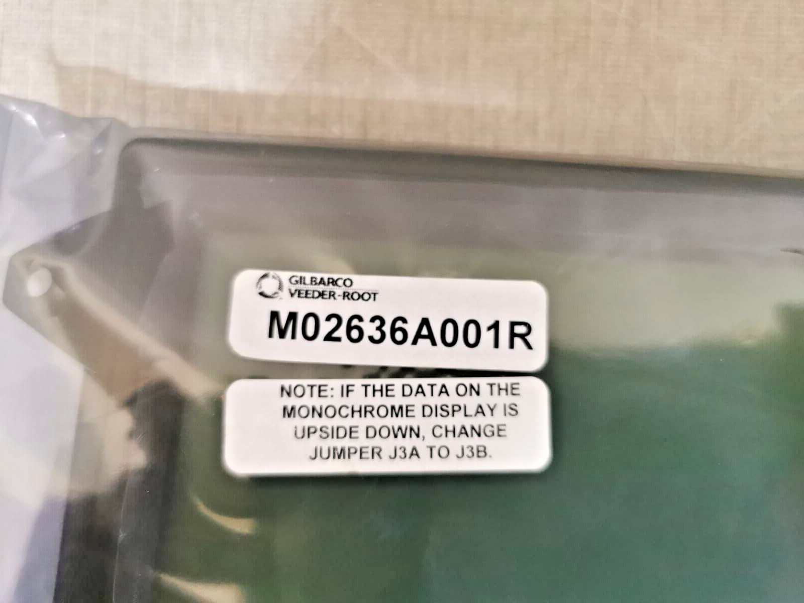 Gilbarco M02636A001R GILBARCO VEEDER ROOT MONOCHROME M02636A001R /M02636A001R 3