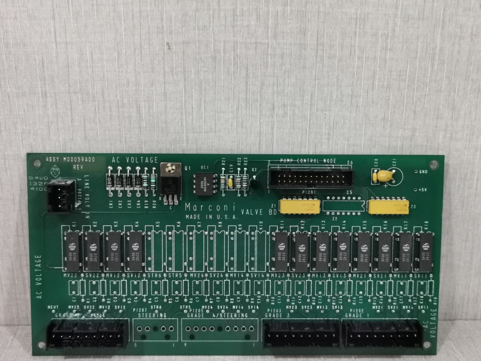 Gilbarco ASSY M00059A001 REV.A /M00058A PCB