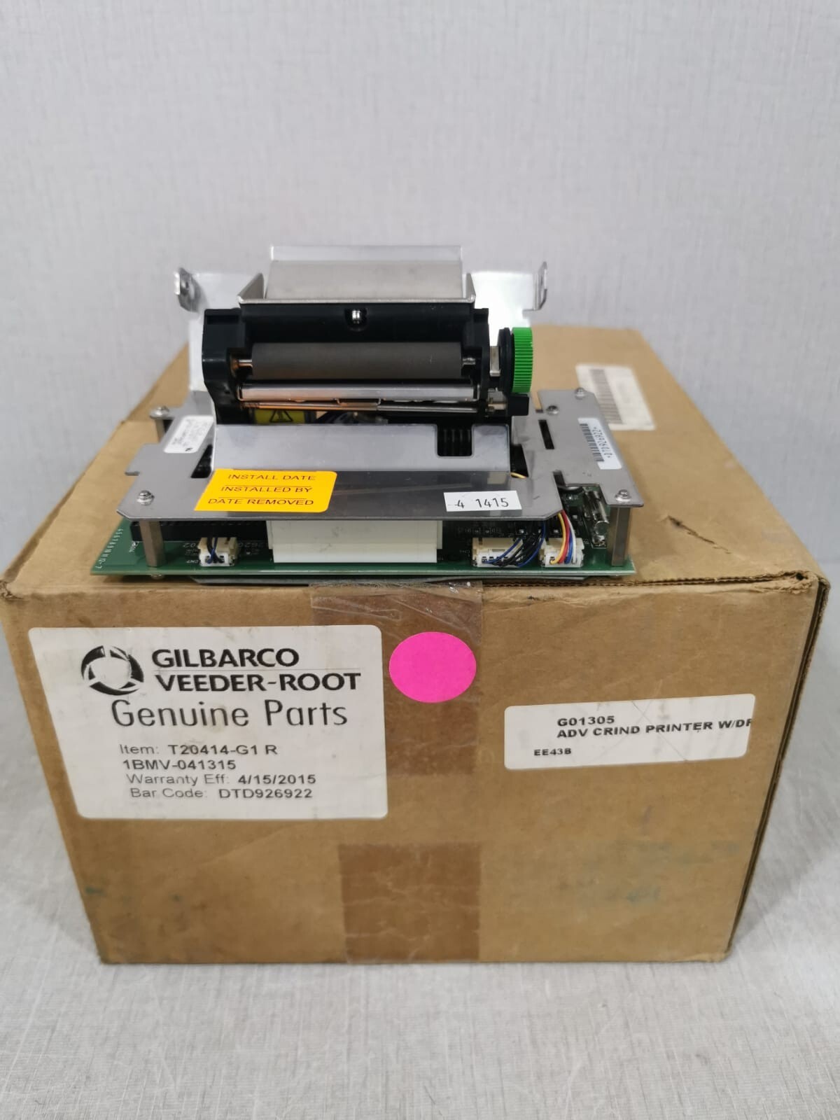 Gilbarco T20414-G1 Advantage CRIND Printer Mechanism with Control Board Fujitsu