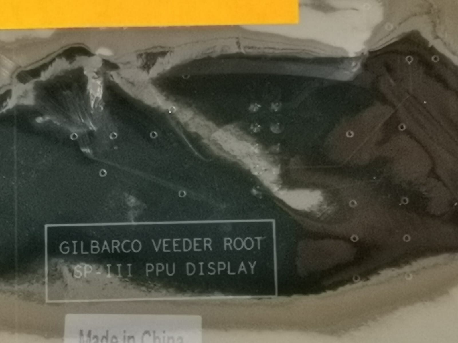 Gilbarco M12893A007 Gilbarco M12893A007 SP-III PPU Display Board with Backer Panel- Sealed 2