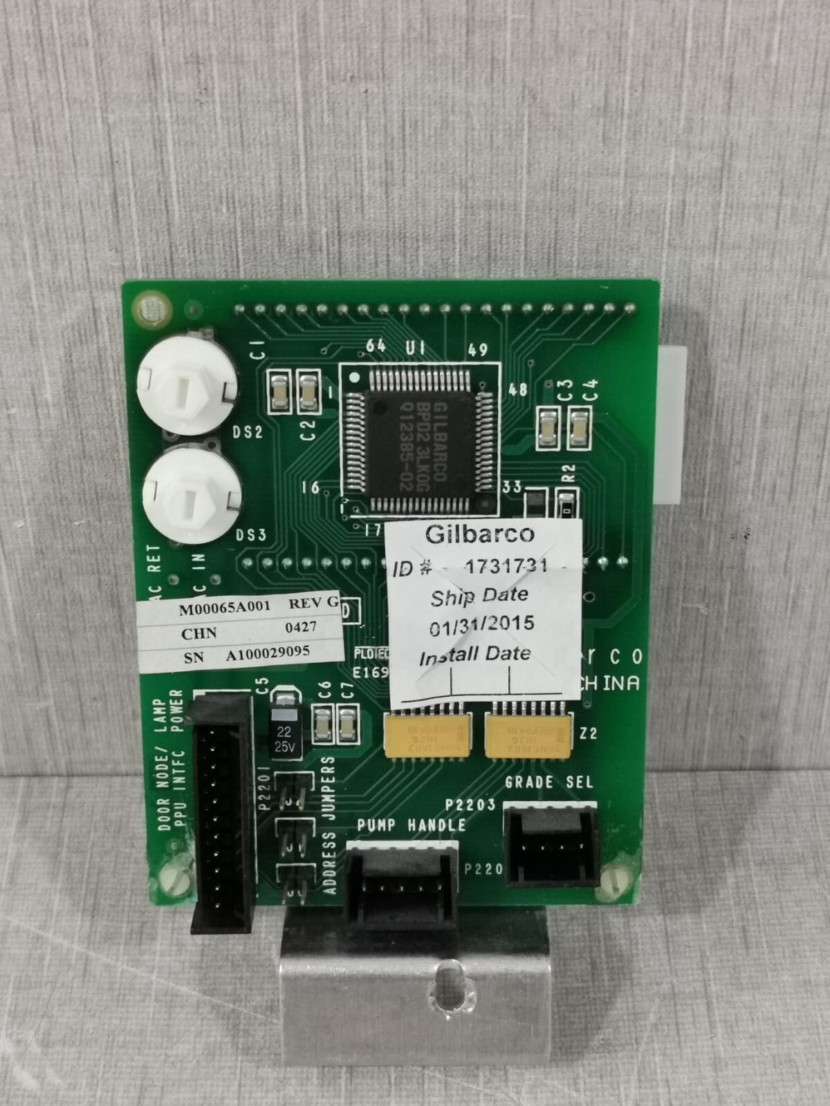 Gilbarco M02652A002R/ M00065A001 REV.G. GILBARCO M02652A002R / M00065A001 REV.G 5