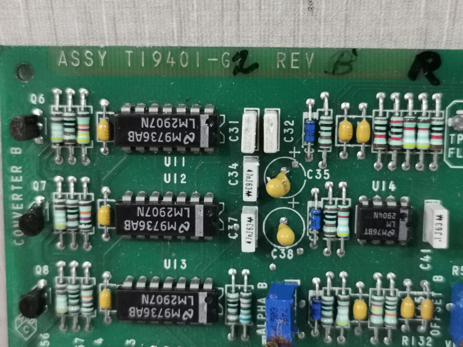 Gilbarco T19401-G2/R Gilbarco ASSY T19401-G2/R Rev.B/ Control Board 3