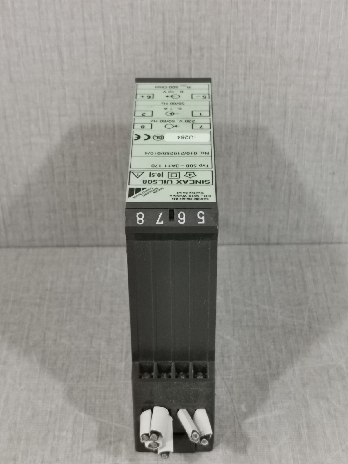 CAMILLE BAUER UIL508 508-3A11 170 CAMILLE BAUER AG SINEAX UIL508 508-3A11 170 TRANSDUCERS 230V 3