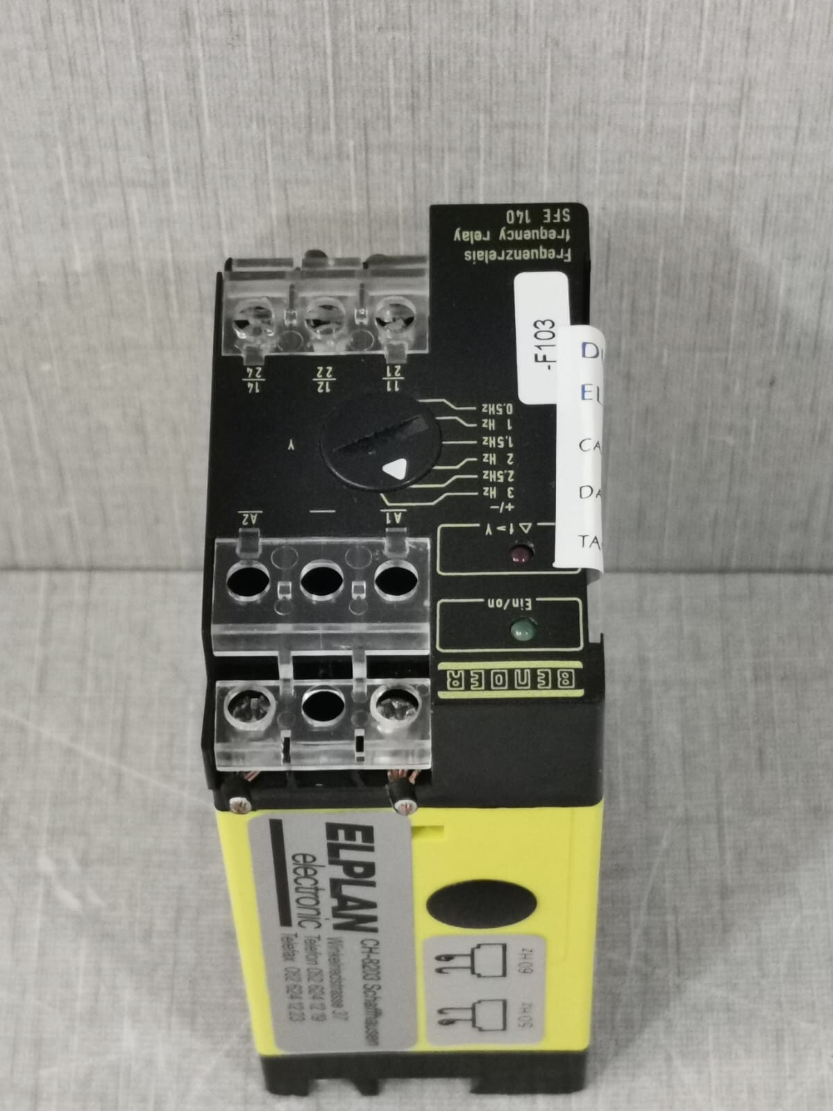Bender B925504 BENDER SFE140 -B925504 FREQUENCY RELAY AC 250V 7