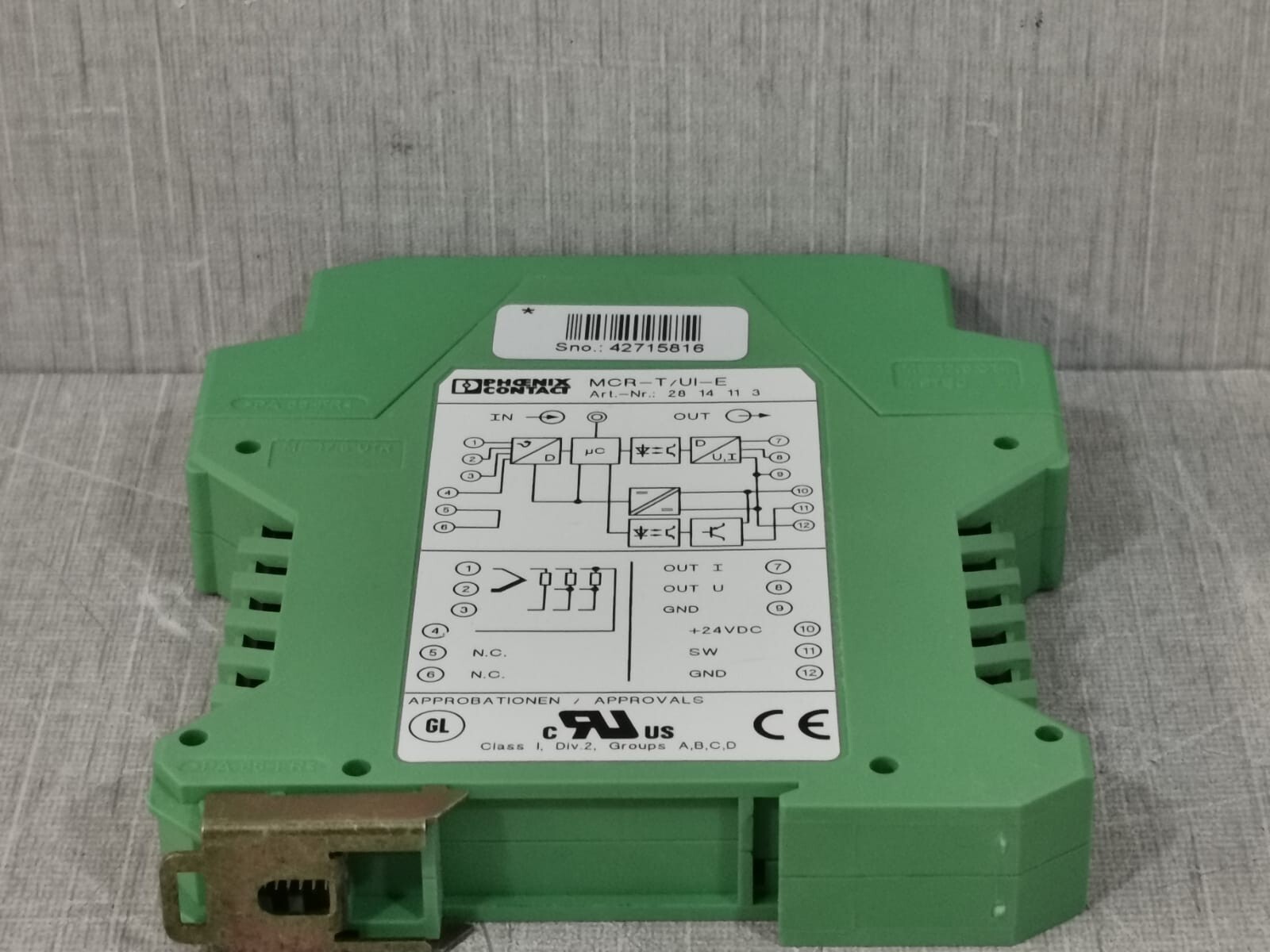 Phoenix Contact 2814113 Phoenix Contact MCR-T-UI-E -2814113 Temperature Measuring Transducer 9