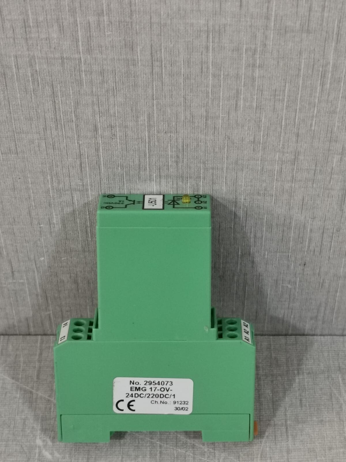Phoenix Contact 2954073 PHOENIX CONTACT EMG-17-OV-24DC/220DC/1 OPTOCOUPLER 2954073 4