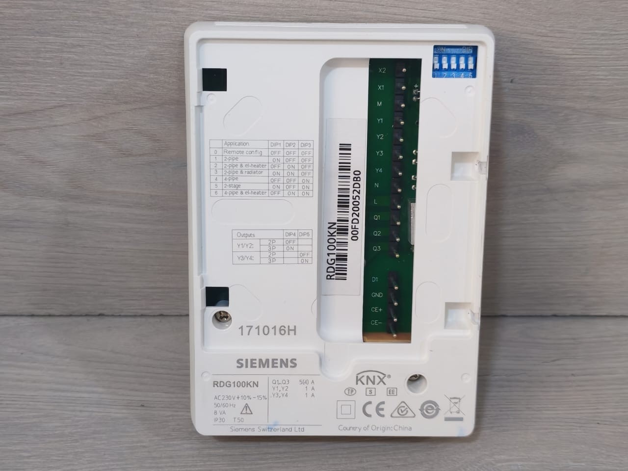 Siemens RDG100KN Siemens RDG100KN Room Thermostat 171016H 7