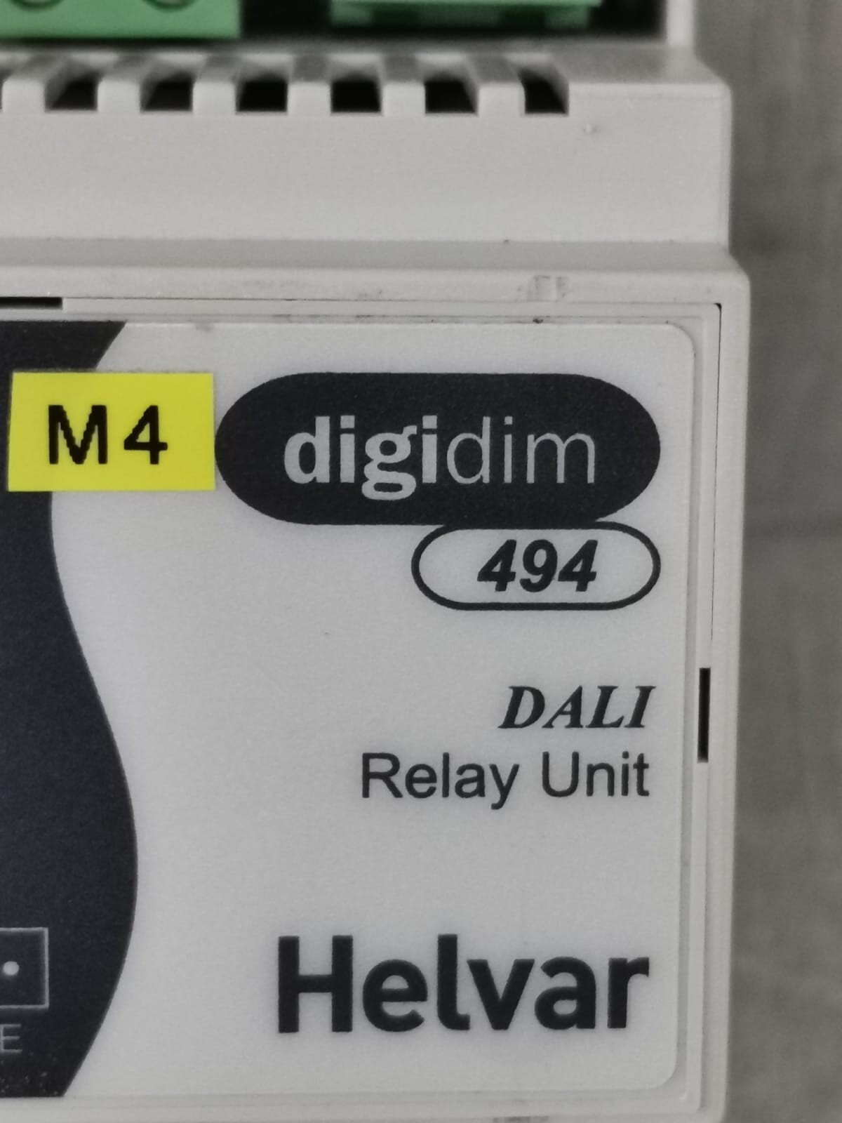 HELVAR DIGIDIM 494 HELVAR DIGIDIM 494 DALI RELAY UNIT 2