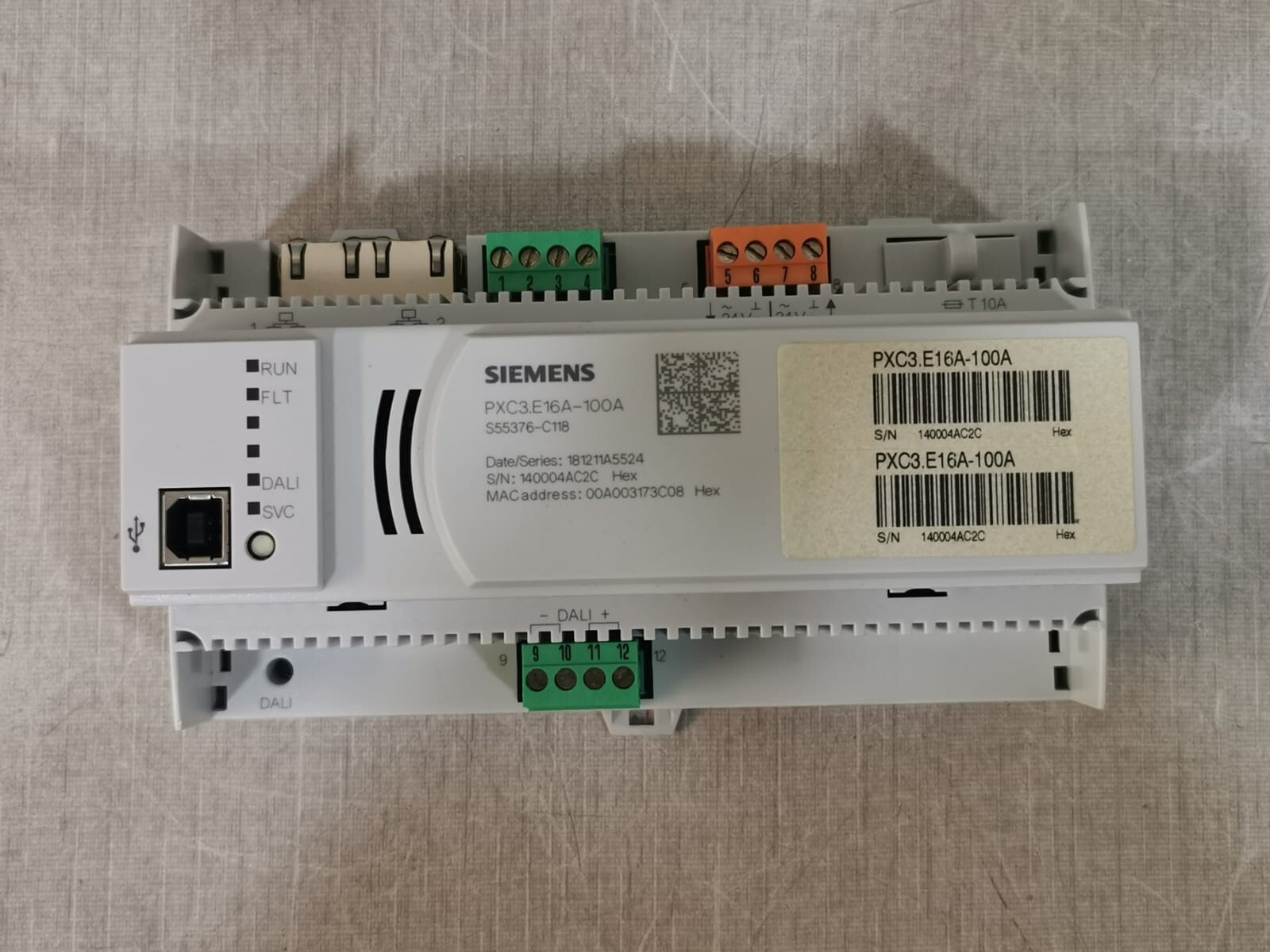Siemens PXC3.E16A-100A Room Automation Station S55376-C118