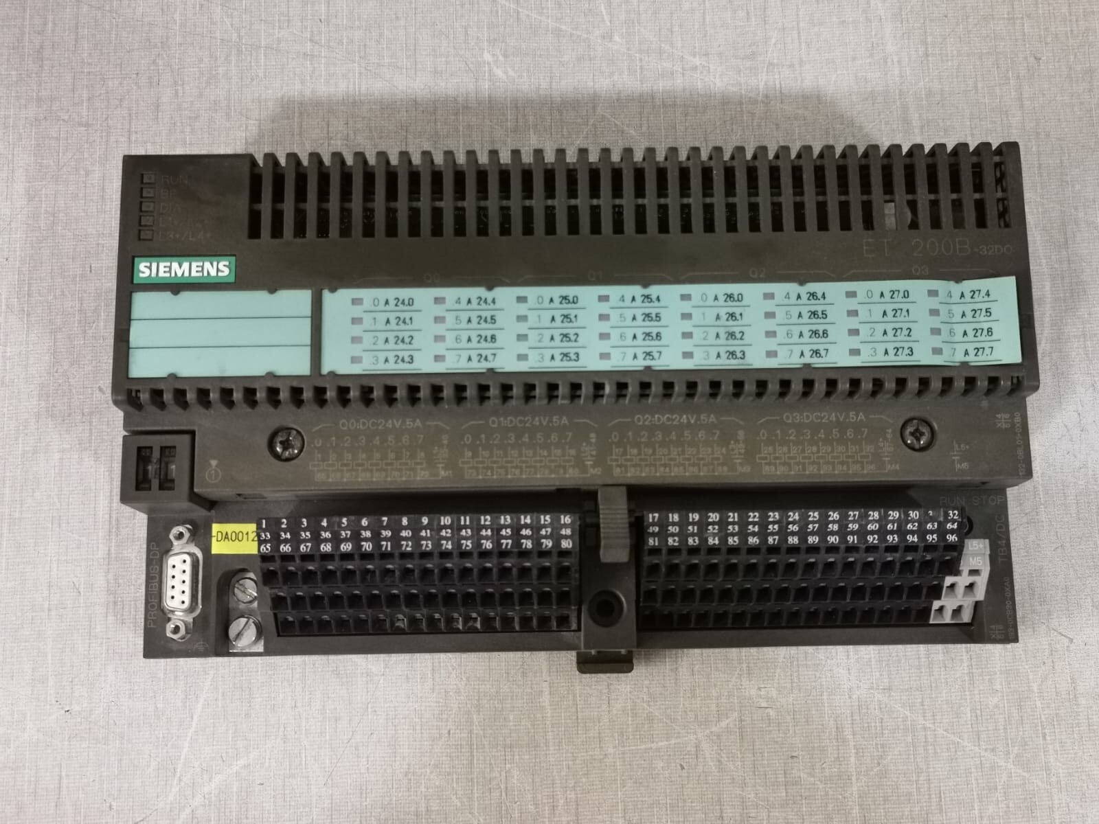 Siemens ET200B-32DO  193-0CB10-0XA0 Siemens ET200B-32DO 193-0CB10-0XA0 ELECTRONIC MODULE 24V 4
