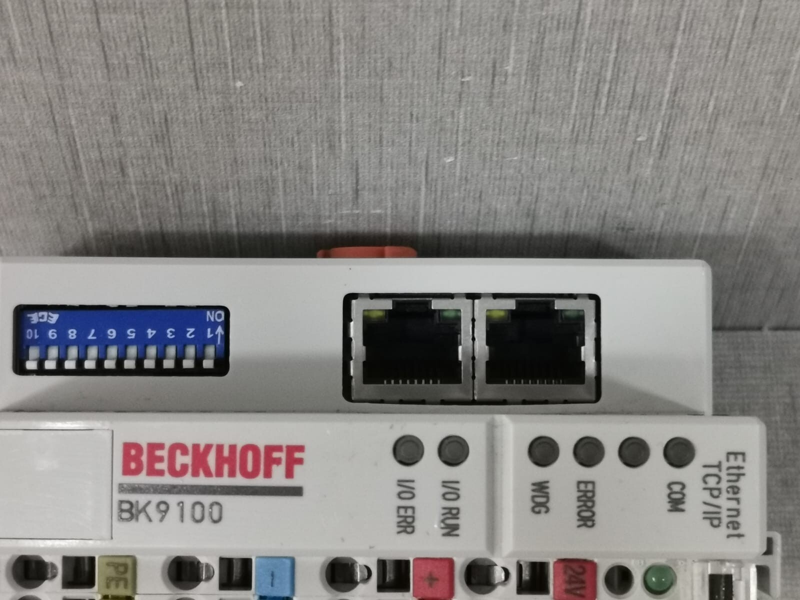 BECKOFF BK9100 BECKOFF CONTROL UNIT BK9100 ETHERNET COUPLER TCP/IP 24VDC 2
