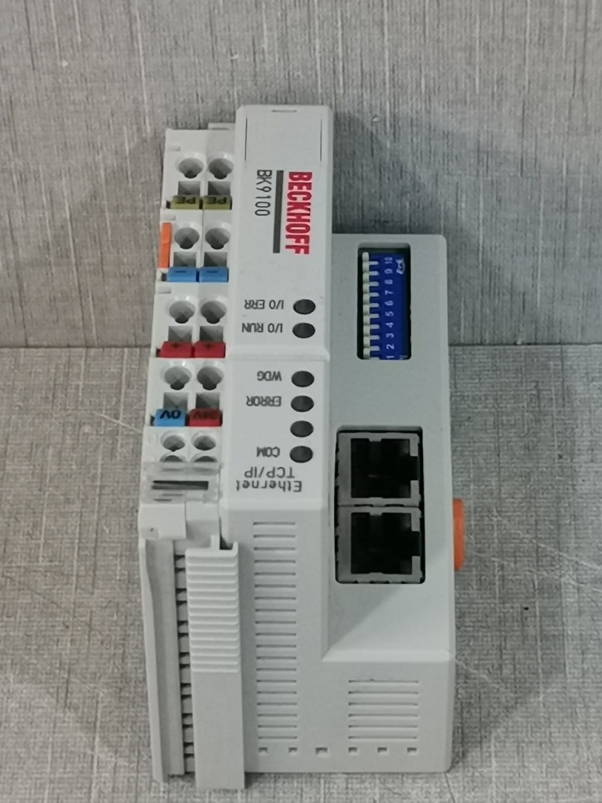 BECKOFF BK9100 BECKOFF CONTROL UNIT BK9100 ETHERNET COUPLER TCP/IP 24VDC 6